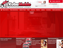 Tablet Screenshot of kubameble24.pl